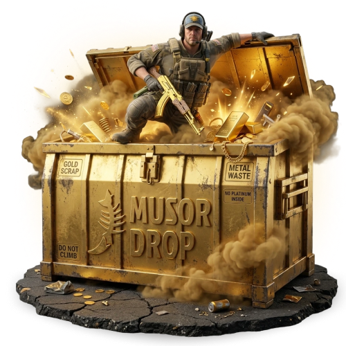 Кейс Золотая Мусорка CS2 — Musor Drop