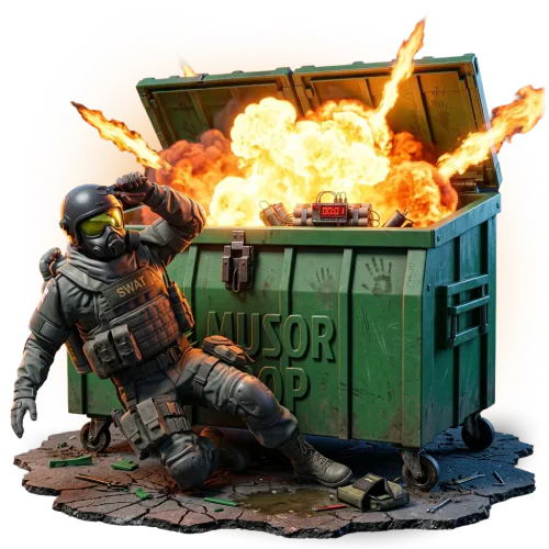 Кейс Взрывная мусорка CS2 — Musor Drop